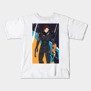 Commander Shepard Kids T-Shirt